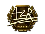 Sticker | AZR (Gold) | London 2018
