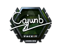 Sticker | cajunb (Foil) | London 2018 Sticker | cajunb (Foil) | London 2018