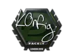 Sticker | k0nfig | London 2018