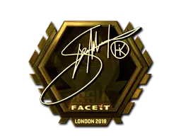 Sticker | Hiko (Gold) | London 2018 Sticker | Hiko (Gold) | London 2018