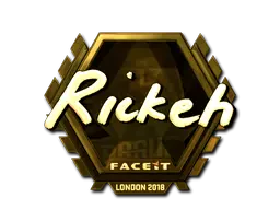 Sticker | Rickeh (Gold) | London 2018 Sticker | Rickeh (Gold) | London 2018