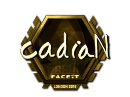 Sticker | cadiaN (Gold) | London 2018 Sticker | cadiaN (Gold) | London 2018