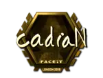 Sticker | cadiaN (Gold) | London 2018
