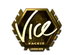 Sticker | vice (Gold) | London 2018