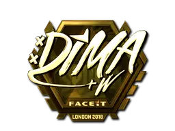 Sticker | Dima (Gold) | London 2018 Sticker | Dima (Gold) | London 2018
