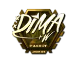 Sticker | Dima (Gold) | London 2018