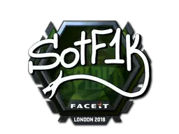 Sticker | S0tF1k (Foil) | London 2018 Sticker | S0tF1k (Foil) | London 2018