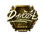 Sticker | DavCost (Gold) | London 2018