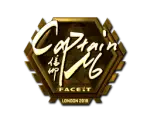 Sticker | captainMo (Gold) | London 2018