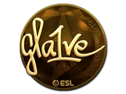 Sticker | gla1ve (Gold) | Katowice 2019 Sticker | gla1ve (Gold) | Katowice 2019