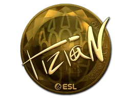 Sticker | tiziaN (Gold) | Katowice 2019 Sticker | tiziaN (Gold) | Katowice 2019