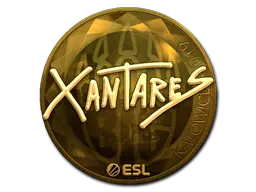 Sticker | XANTARES (Gold) | Katowice 2019 Sticker | XANTARES (Gold) | Katowice 2019