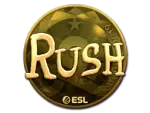 Sticker | RUSH (Gold) | Katowice 2019