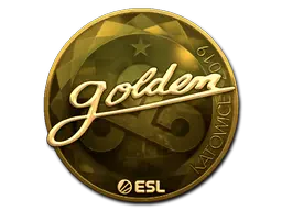 Sticker | Golden (Gold) | Katowice 2019 Sticker | Golden (Gold) | Katowice 2019