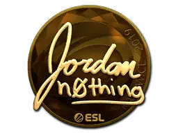 Sticker | n0thing (Gold) | Katowice 2019 Sticker | n0thing (Gold) | Katowice 2019