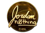 Sticker | n0thing (Gold) | Katowice 2019