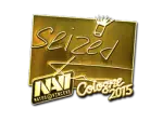Sticker | seized (Gold) | Cologne 2015