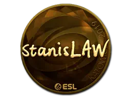 Sticker | stanislaw (Gold) | Katowice 2019 Sticker | stanislaw (Gold) | Katowice 2019
