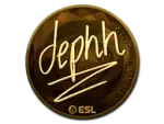Sticker | dephh (Gold) | Katowice 2019