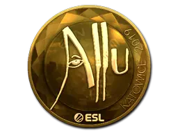 Sticker | allu (Gold) | Katowice 2019 Sticker | allu (Gold) | Katowice 2019