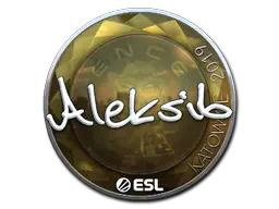 Sticker | Aleksib (Foil) | Katowice 2019 Sticker | Aleksib (Foil) | Katowice 2019