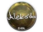 Sticker | Aleksib (Foil) | Katowice 2019