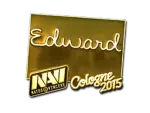 Sticker | Edward (Gold) | Cologne 2015