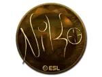 Sticker | NiKo (Gold) | Katowice 2019