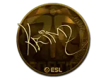 Sticker | KRIMZ (Gold) | Katowice 2019