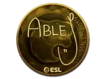 Sticker | ableJ (Gold) | Katowice 2019
