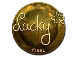 Sticker | Lucky (Gold) | Katowice 2019 Sticker | Lucky (Gold) | Katowice 2019