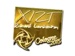 Sticker | Xizt (Gold) | Cologne 2015