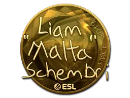 Sticker | malta (Gold) | Katowice 2019 Sticker | malta (Gold) | Katowice 2019