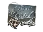 Sticker | f0rest (Foil) | Cologne 2015