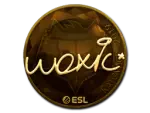 Sticker | woxic (Gold) | Katowice 2019