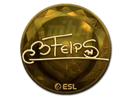 Sticker | felps (Gold) | Katowice 2019 Sticker | felps (Gold) | Katowice 2019