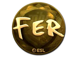 Sticker | fer (Gold) | Katowice 2019 Sticker | fer (Gold) | Katowice 2019