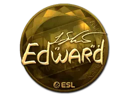 Sticker | Edward (Gold) | Katowice 2019 Sticker | Edward (Gold) | Katowice 2019