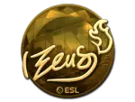 Sticker | Zeus (Gold) | Katowice 2019