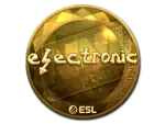 Sticker | electronic (Gold) | Katowice 2019