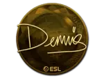 Sticker | dennis (Gold) | Katowice 2019