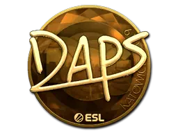 Sticker | daps (Gold) | Katowice 2019 Sticker | daps (Gold) | Katowice 2019