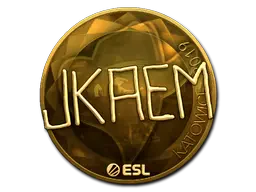 Sticker | jkaem (Gold) | Katowice 2019 Sticker | jkaem (Gold) | Katowice 2019