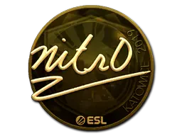 Sticker | nitr0 (Gold) | Katowice 2019 Sticker | nitr0 (Gold) | Katowice 2019
