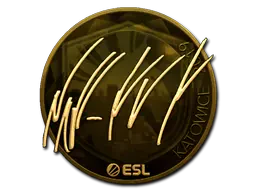 Sticker | NAF (Gold) | Katowice 2019 Sticker | NAF (Gold) | Katowice 2019