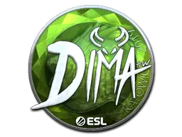 Sticker | Dima (Foil) | Katowice 2019 Sticker | Dima (Foil) | Katowice 2019