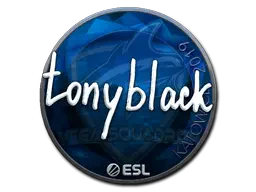 Sticker | tonyblack (Foil) | Katowice 2019 Sticker | tonyblack (Foil) | Katowice 2019