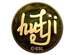 Sticker | hutji (Gold) | Katowice 2019 Sticker | hutji (Gold) | Katowice 2019