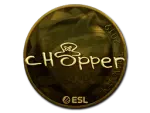 Sticker | chopper (Gold) | Katowice 2019
