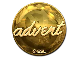 Sticker | advent (Gold) | Katowice 2019 Sticker | advent (Gold) | Katowice 2019